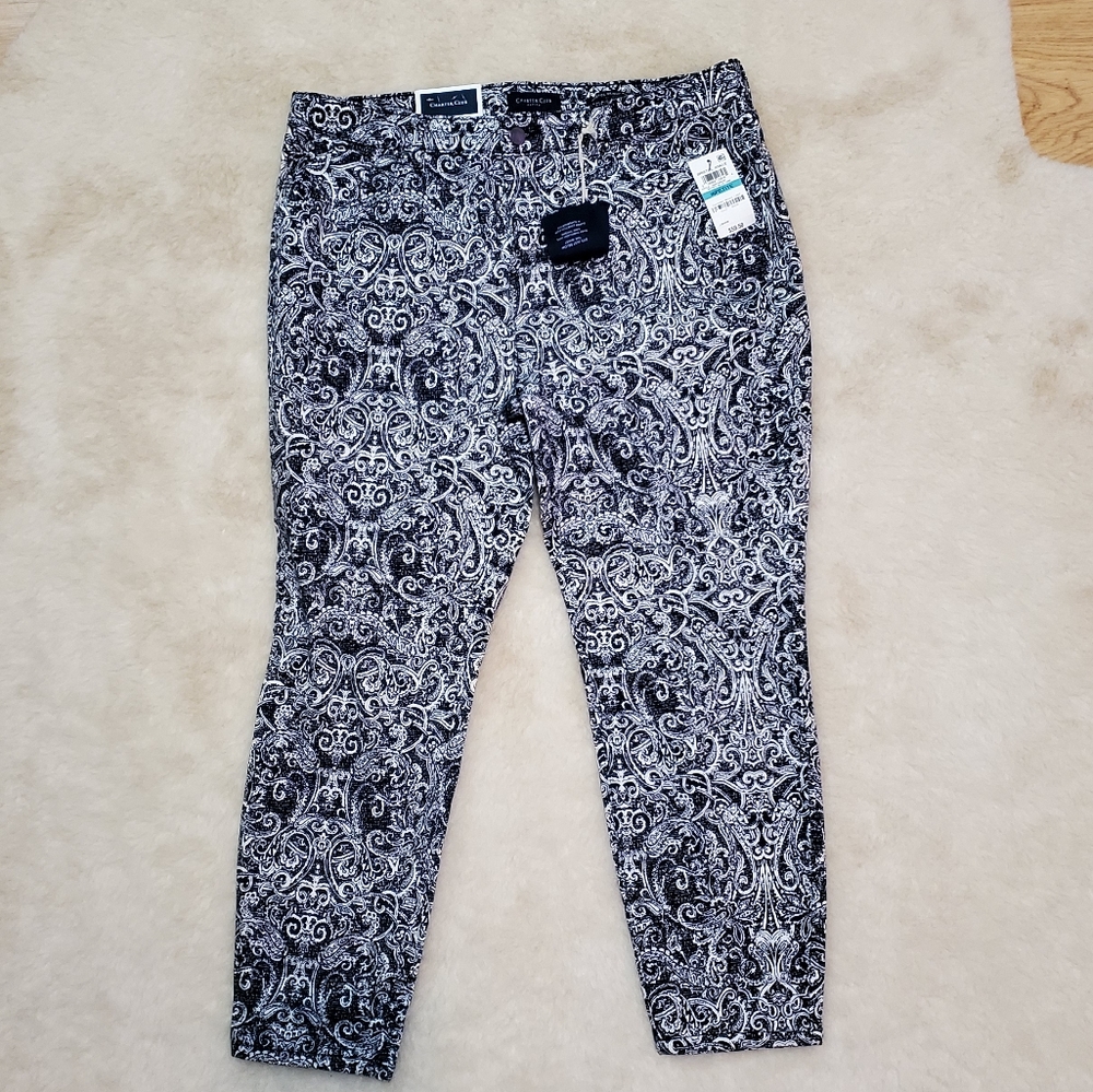 Charter Club Petite Mckenna Printed Jeans - Picture 2 of 4